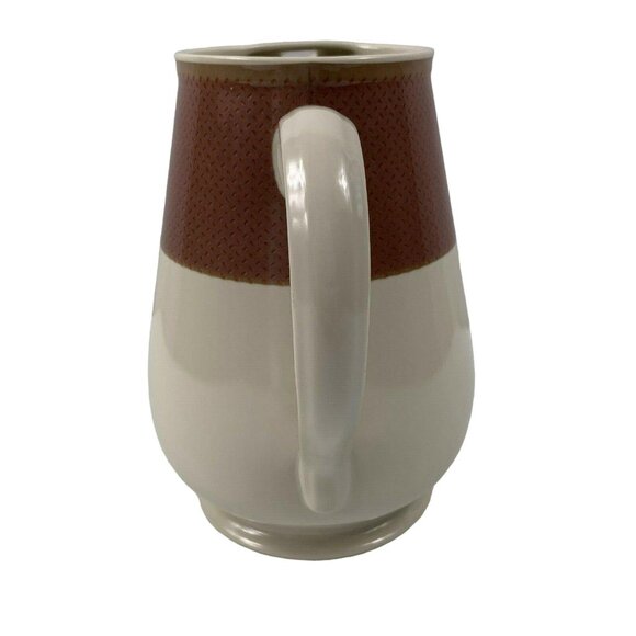 Noritake Stoneware Safari Rosewood Pitcher 72 Ounces #8043 Indonesia - Picture 3 of 10